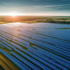 Farma fotowoltaiczna na lotnisku w centralnej Polsce: nowy projekt zrównoważonej energii solarycznej